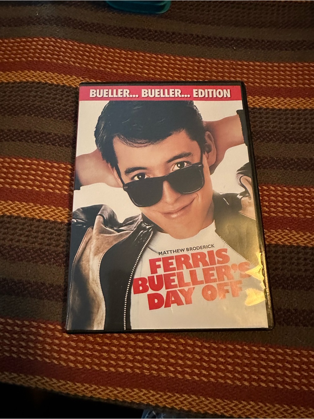 Ferris Bueller's Day Off DVD - Red & White Cover
